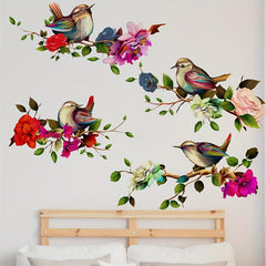 Elegant Peacock Wall Sticker Set