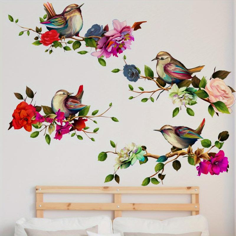 Elegant Peacock Wall Sticker Set