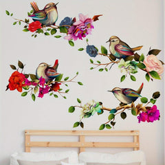 Elegant Peacock Wall Sticker Set