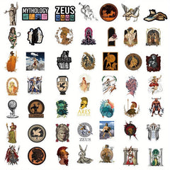 50pcs Greek Mythology Aesthetic Stickers for Decoration