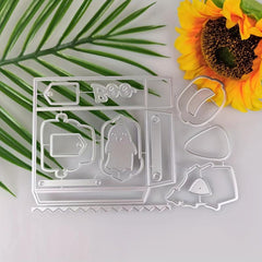 Halloween Metal Cutting Dies And Stamp For Scrapbooking