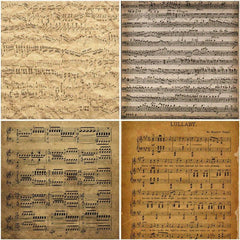12pcs Retro Paper Journal Decoration Diy Crafts Stationery Arts