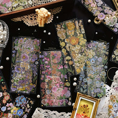 1pc PET 3D Hot Stamping Flat Sticker Butterfly