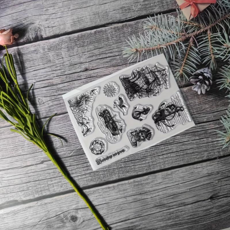 Character Theme Stamp Set for DIY Card Making