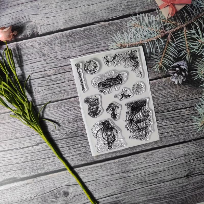 Character Theme Stamp Set for DIY Card Making