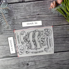 Flower Stamp for DIY Hand Account Card Making