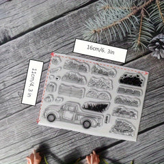 Plant Theme Stamp For DIY Hand Account Card Making