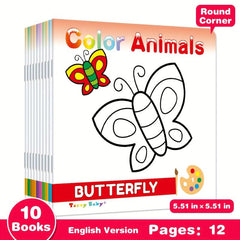 10 Chinese Children's Painting Books, Round Corner, Environmental Printing