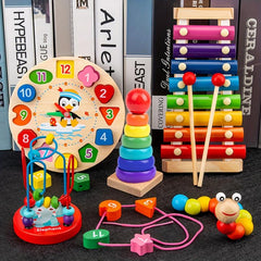 Montessori Wooden 8-Degree Piano Set for Toddlers - Educational Toy