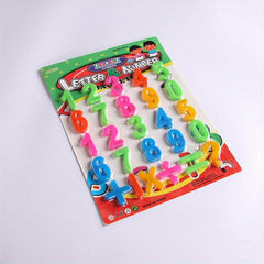 26 Magnetic Plastic Digital Stickers for Early Education Toys