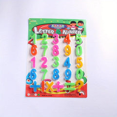 26 Magnetic Plastic Digital Stickers for Early Education Toys