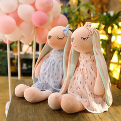 Bunny Plush Toy Sleeping Doll Stuffed Animal Perfect Christmas Gift