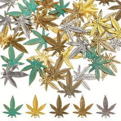 30pcs Maple Leaves Charms Pendants Vintage Alloy Tree Leaves DIY Jewelry