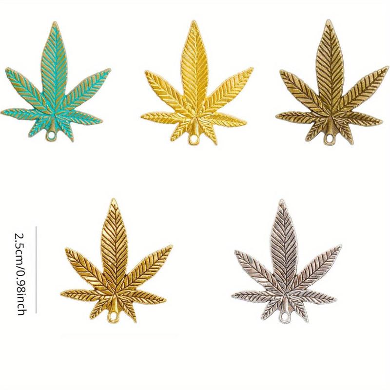 30pcs Maple Leaves Charms Pendants Vintage Alloy Tree Leaves DIY Jewelry