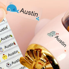 Custom Name Sticker Waterproof Personal Office Supplies