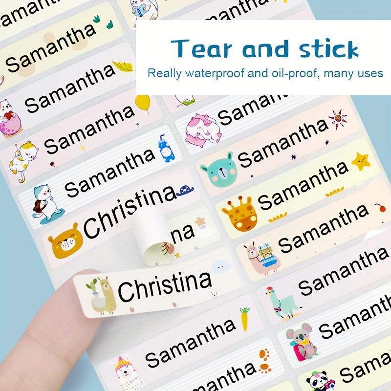 Custom Name Sticker Waterproof Personal Office Supplies