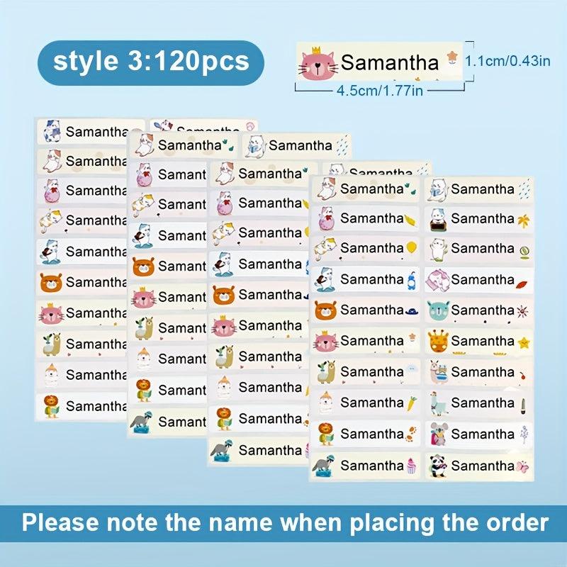 Custom Name Sticker Waterproof Personal Office Supplies