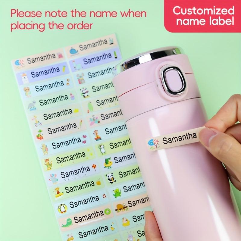 Custom Name Sticker Waterproof Personal Office Supplies