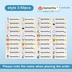 Custom Name Sticker Waterproof Personal Office Supplies