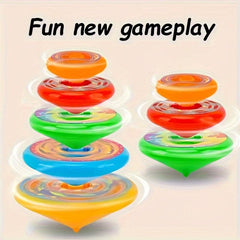 5pcs Colorful Layer Spinning Tops Stackable Toys