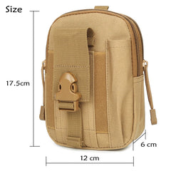 Camo Tactical Waist Bag Military Pack Outdoor Pouches Case Pocket