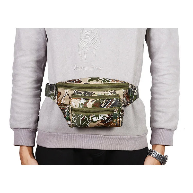 Camouflage Men Shoulder Bag Waterproof Military Belt Cross Bag Waist Bag