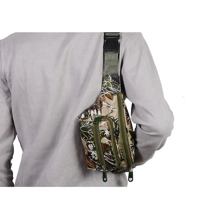 Camouflage Men Shoulder Bag Waterproof Military Belt Cross Bag Waist Bag