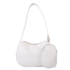 Women's Candy Bag PU Leather Tote Shoulder Handbag