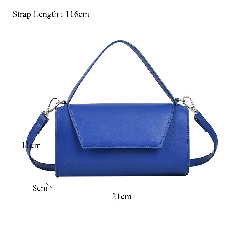 Solid Shoulder Messenger Bags Women Hand Bags Clutch Purses