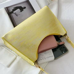 Candy Women Shoulder Bags Popular Handbags Underarm PU Leather Clutch Purses