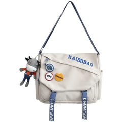 Canvas Bag School Bags for College Student Men Women Shoulder Bags