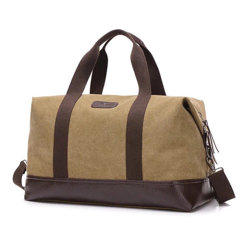 Canvas Shoulder Bag Large Capacity Travel Bag