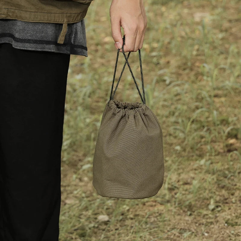 Canvas Storage Bag for Camping Tableware