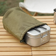 Canvas Storage Bag for Camping Tableware