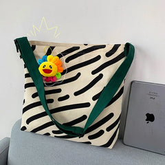 Canvas Printing Womens Messenger Bag Beach Shoulder Shopping Bags