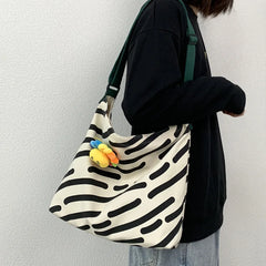 Canvas Printing Womens Messenger Bag Beach Shoulder Shopping Bags