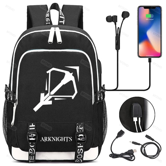 Arknights Backpack for Boys Girls Student Bookbag