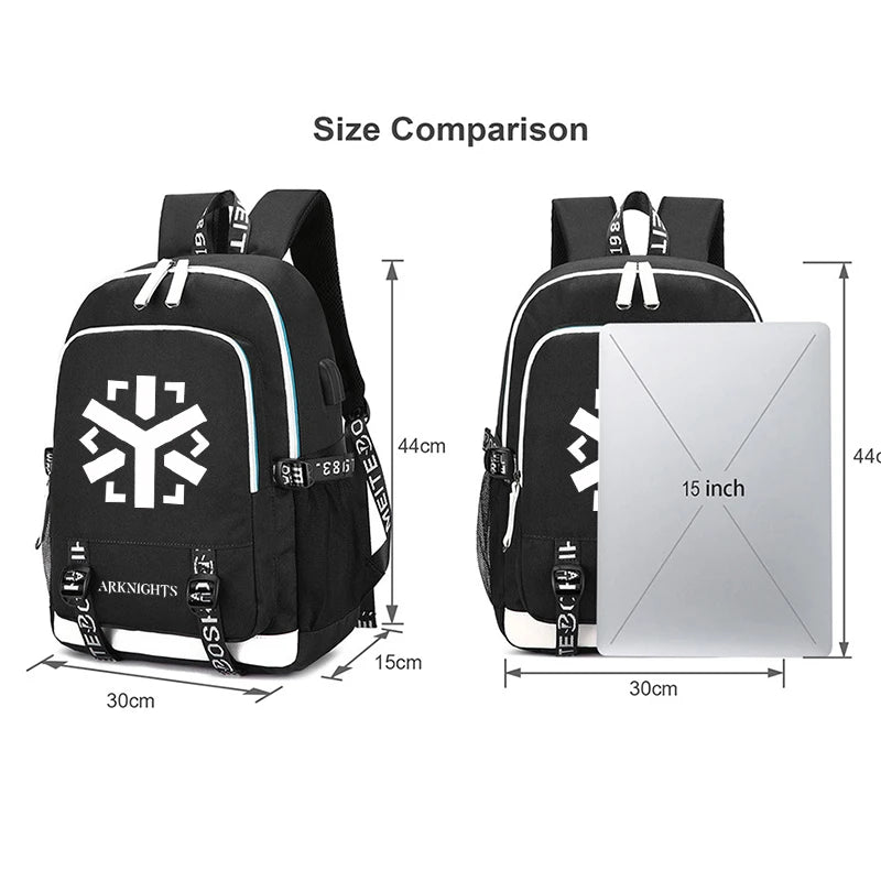 Arknights Backpack for Boys Girls Student Bookbag
