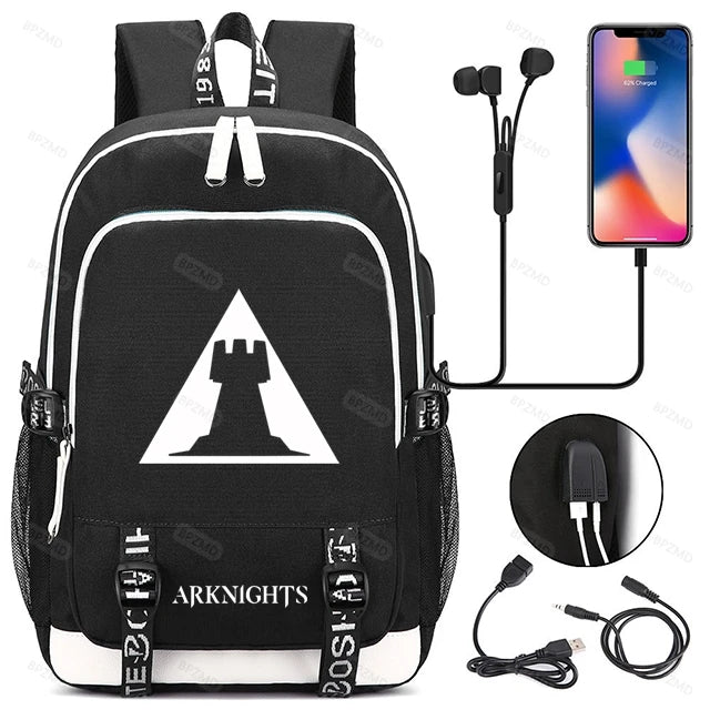Arknights Backpack for Boys Girls Student Bookbag
