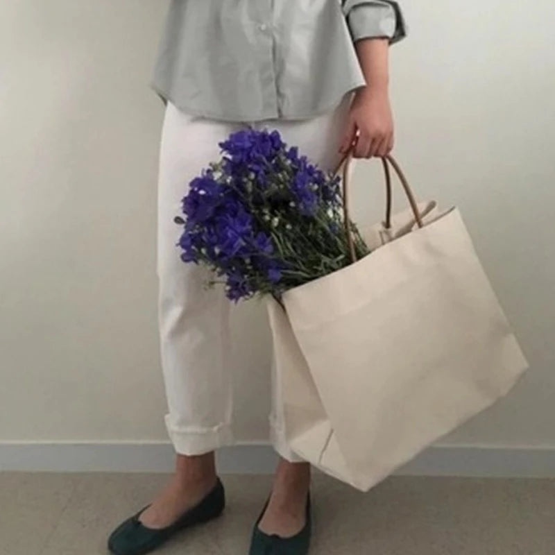 Canvas Handbags for Women Tote Beach Bag Reusable Shopping Bags