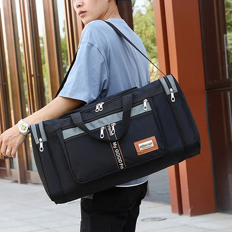Canvas Travel Bag Large Capacity Outdoor Carry Luggage Bags