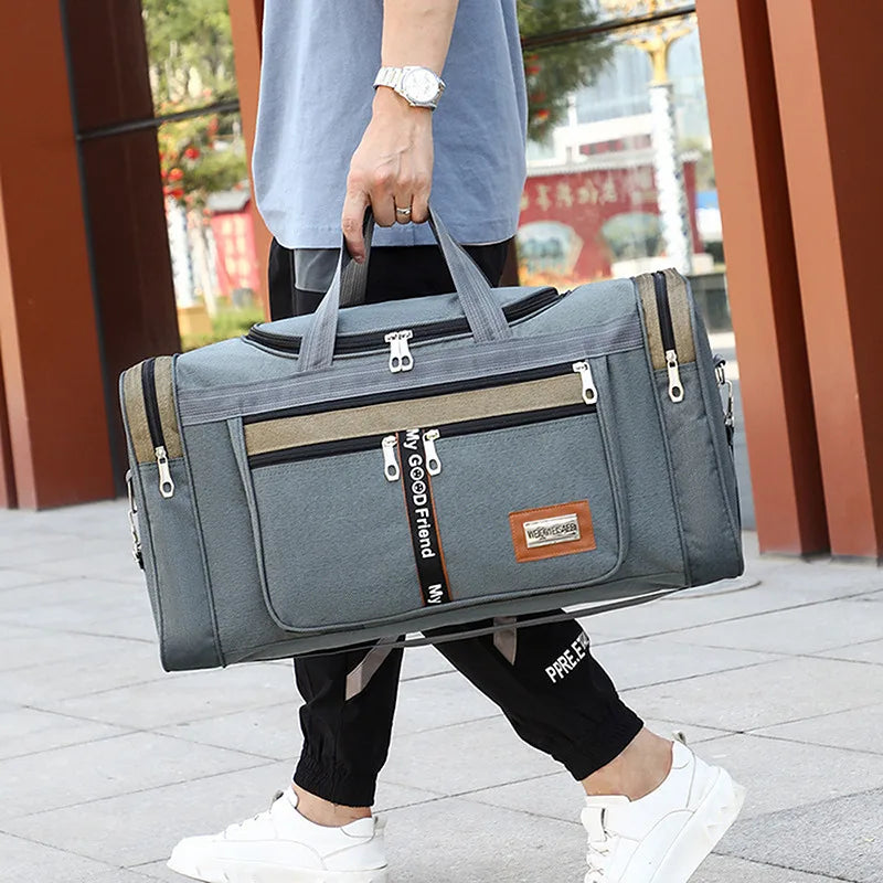 Canvas Travel Bag Large Capacity Outdoor Carry Luggage Bags