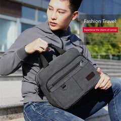 Canvas Vintage Shoulder Bag Crossbody Messenger Casual Business Travel Handbag