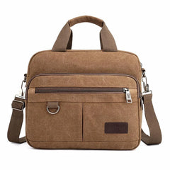 Canvas Vintage Shoulder Bag Crossbody Messenger Casual Business Travel Handbag