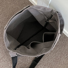 Canvas Messenger Bag Large Capacity Crossbody Soft Portable