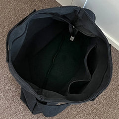 Canvas Messenger Bag Large Capacity Crossbody Soft Portable