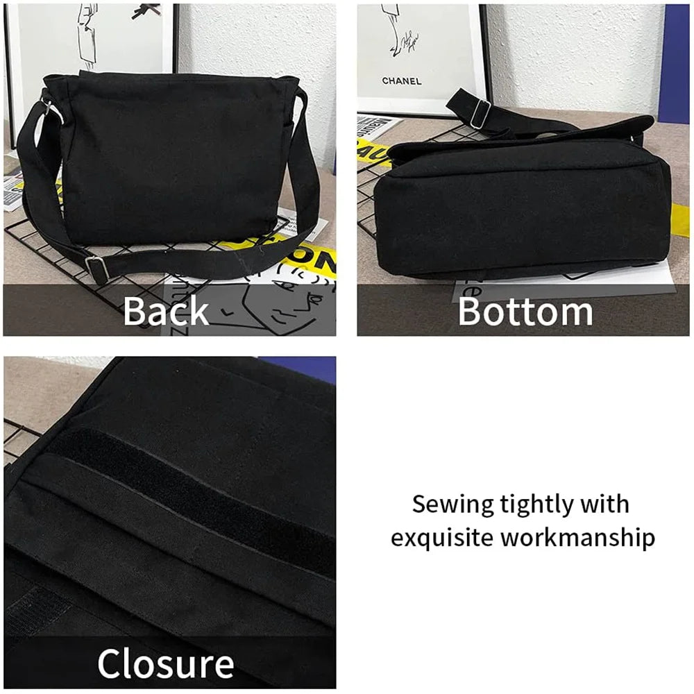 Canvas Messenger Travel Bag Women Shoulder Bags Crossbody Totes