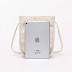 Canvas Messenger Bag Female Student Art Small Square Bag