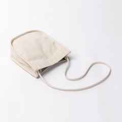 Canvas Messenger Bag Female Student Art Small Square Bag