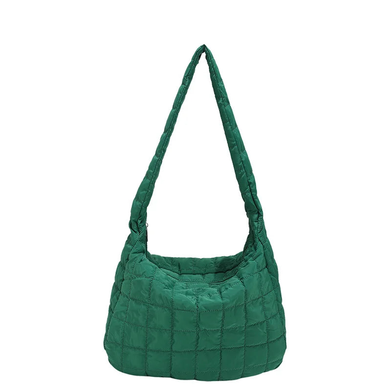 Canvas Nylon Crossbody Bag For Women Portable Casual Shoulder Messenger Bag